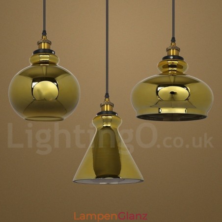 Europäische Glas Pendelleuchte
