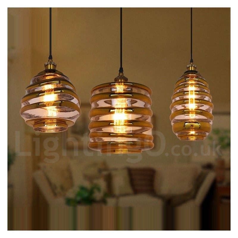 Europäische Glas Pendelleuchte Cafe Lounge Pendelleuchte