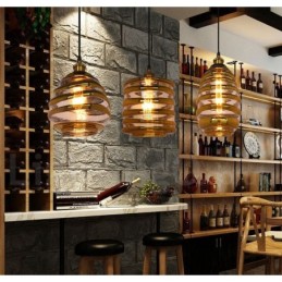 Europäische Glas Pendelleuchte Cafe Lounge Pendelleuchte