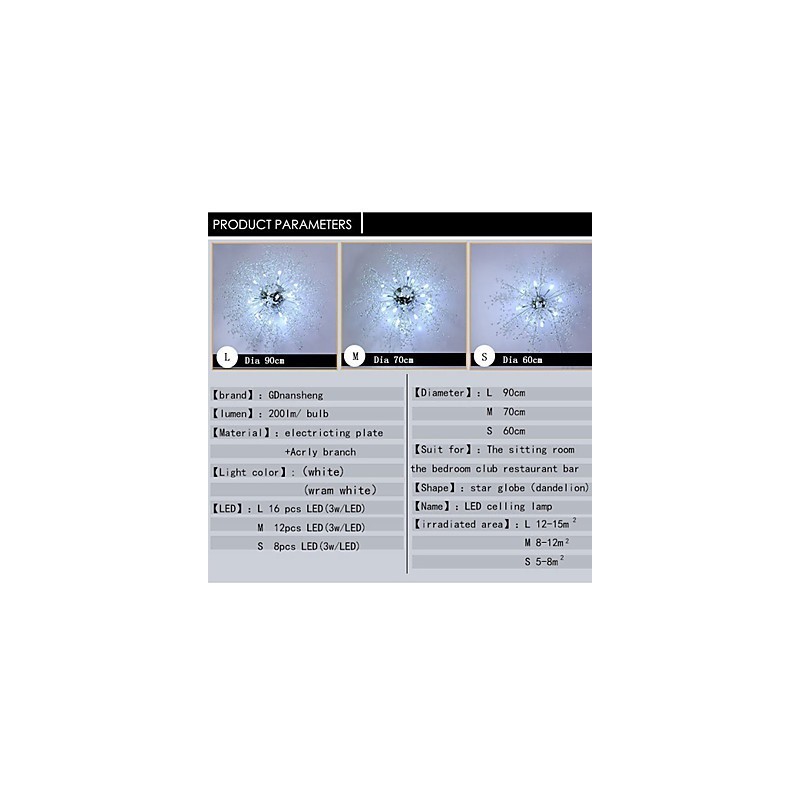 Moderner Globe Crystal Chrome Metal Kronleuchter
