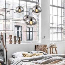 1 Licht Moderne zeitgenössische Beschichtung Cafe Glas Pendelleuchte