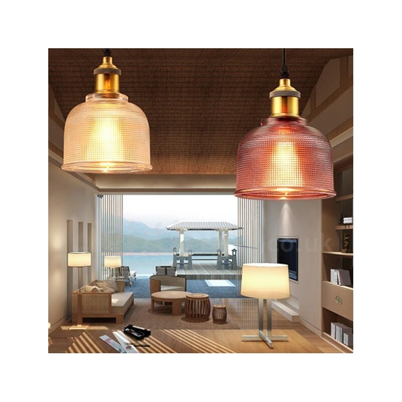 1 Licht Moderne zeitgenössische Cafe Multi Farben Glas Pendelleuchte