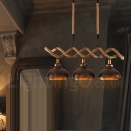 3-flammige Pendelleuchte Deckenlampe