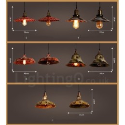 1 Licht Rustikale Lodge Retro Vintage Pendelleuchte Loft