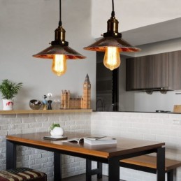 1 Licht Rustikale Lodge Retro Vintage Pendelleuchte Loft