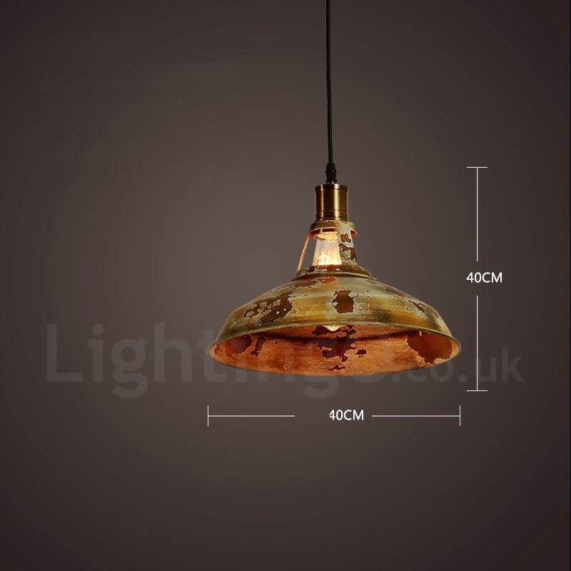 1 Licht Rustikale Lodge Retro Vintage Pendelleuchte Loft