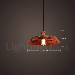 1 Licht Rustikale Lodge Retro Vintage Pendelleuchte Loft