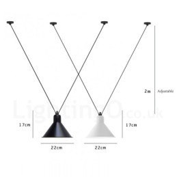 3-flammige moderne Pendelleuchte Deckenleuchte