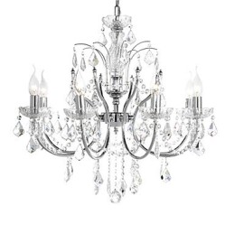 Eleganter Kristall-Kronleuchter mit 8 Lichtern