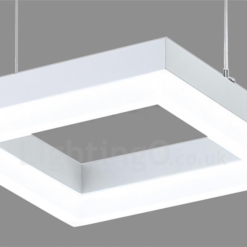 Moderne zeitgenössische 3-flammige Pendelleuchte aus Aluminiumlegierung mit Acrylschirm