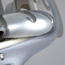 Dimmbarer moderner zeitgenössischer Kronleuchter aus Stahl mit 12 Lichtern und Acrylschirm