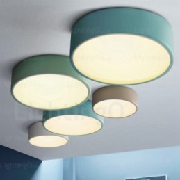 1-flammige nordische Deckenleuchte mit Acrylschirm