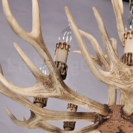 8-flammiger Kronleuchter im Landhausstil, nordisch, modern und zeitgenössisch