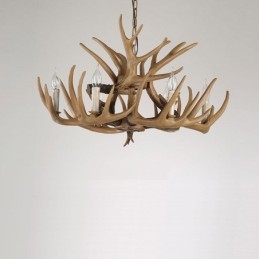 6-flammiger Vintage-Retro-Kronleuchter