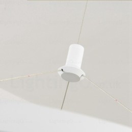 Moderne Pendelleuchte mit 2 Lichtern und Acrylschirm