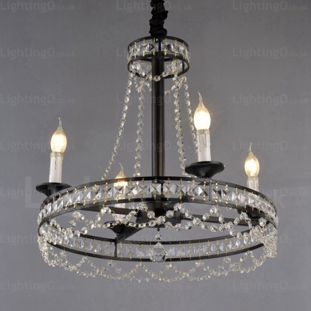 Rustikale Pendelleuchte im Landhausstil mit 4 Lichtern Rustikale Pendelleuchte im Landhausstil mit 4 Lichtern