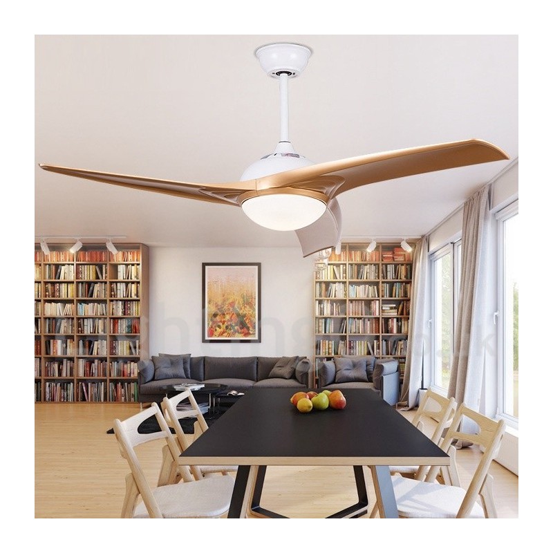 52“ Deckenventilator im europäischen Stil, modern und zeitgenössisch