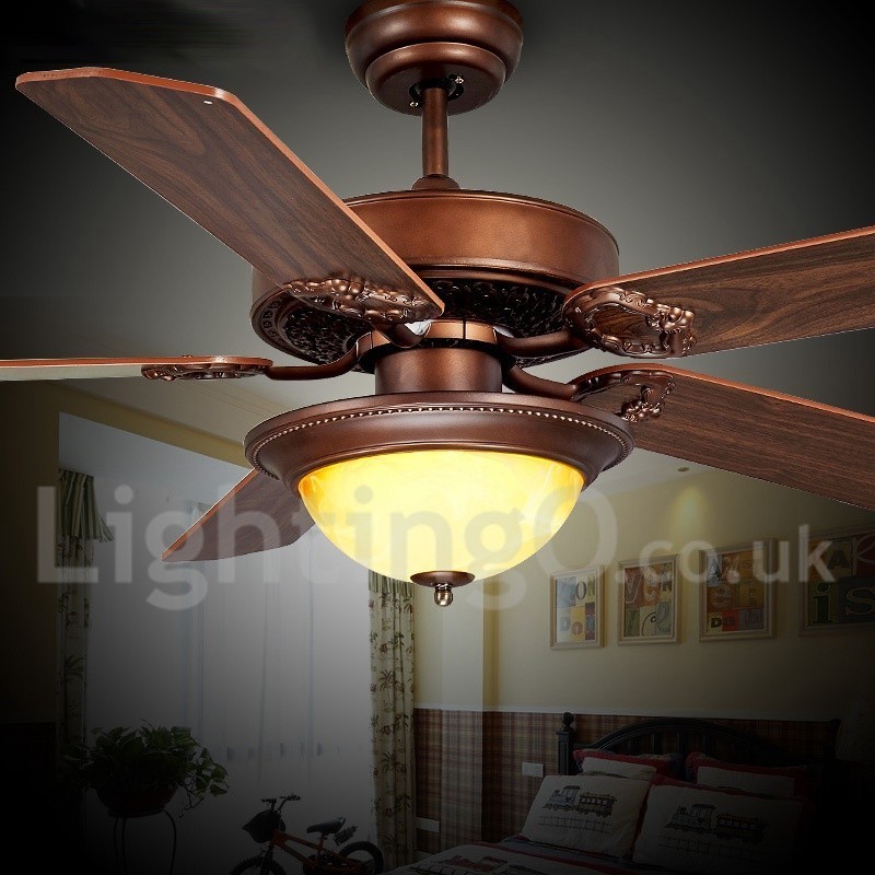 48“ 52“ Country Retro Rustikal Lodge Vintage Deckenventilator