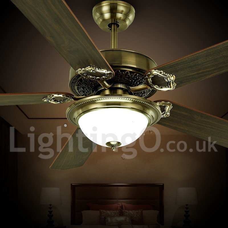 48“ 52“ Country Retro Rustikal Lodge Vintage Deckenventilator