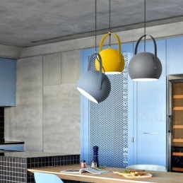 Nordeuropa Stahl Beleuchtung Ausstellung Shop Pendelleuchte