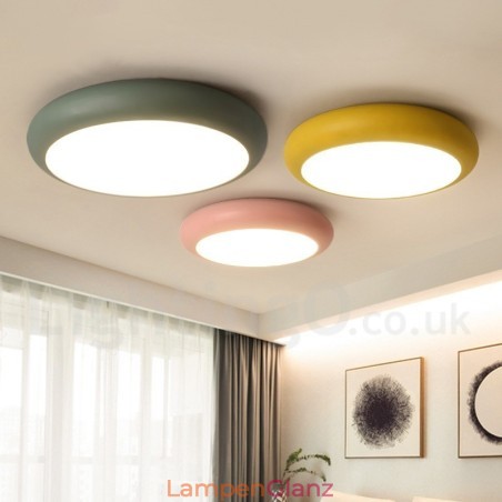 Moderne zeitgenössische Deckenleuchte aus Stahl