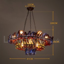 Retro Steel Lighting Store Pendelleuchte Kronleuchter