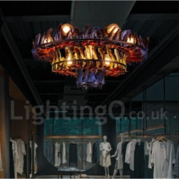 Retro Steel Lighting Store Pendelleuchte Kronleuchter