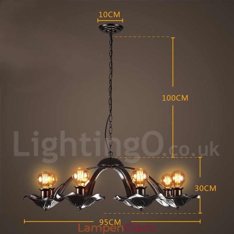 Pendelleuchte aus Stahl im Industriestil für den Beleuchtungsladen