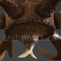 Hängeleuchte im Industriestil aus Kunstharz