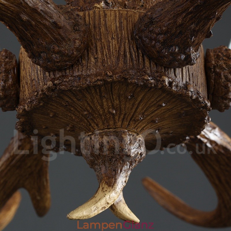 Hängeleuchte im Industriestil aus Kunstharz