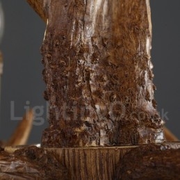 Hängeleuchte im Industriestil aus Kunstharz