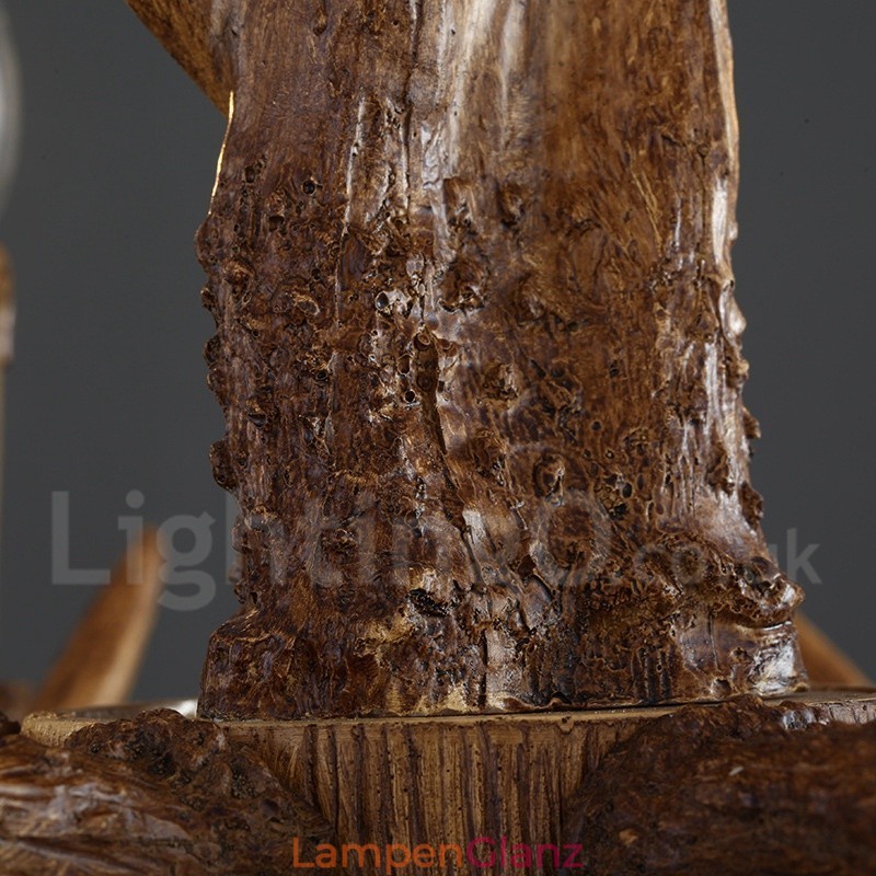 Hängeleuchte im Industriestil aus Kunstharz