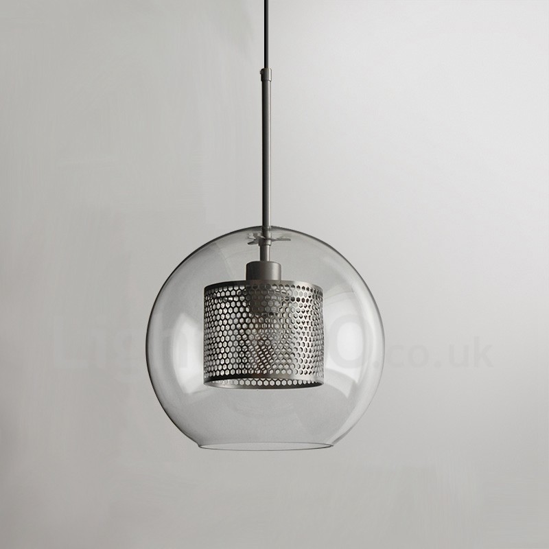Moderne minimalistische nordische Stil Dekoration Café Glaskugel Einzelkopf Pendelleuchte