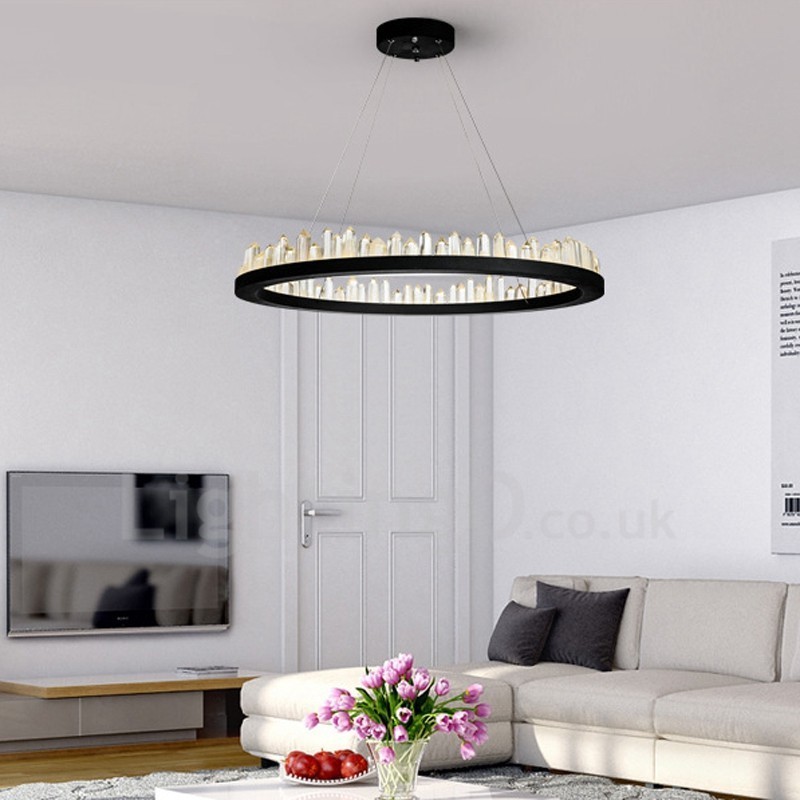 Kristall Pendelleuchte Mode Exquisite Kreis Design