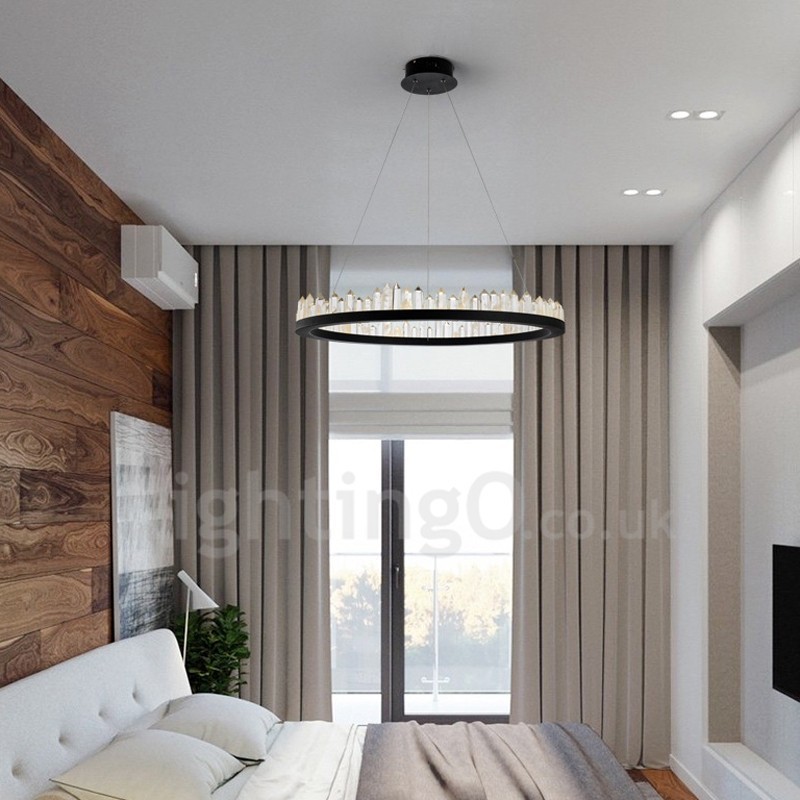 Kristall Pendelleuchte Mode Exquisite Kreis Design