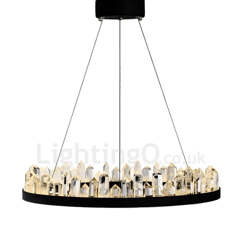 Kristall Pendelleuchte Mode Exquisite Kreis Design