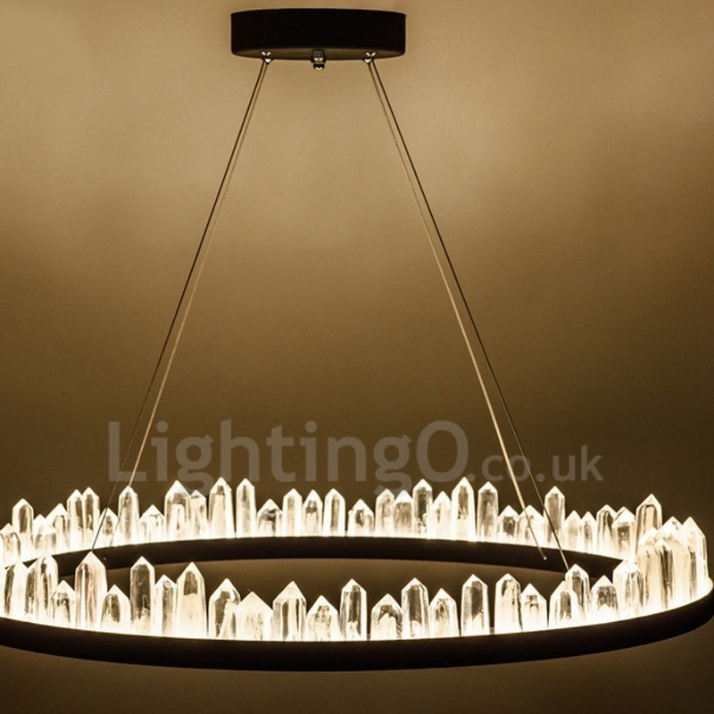 Kristall Pendelleuchte Mode Exquisite Kreis Design