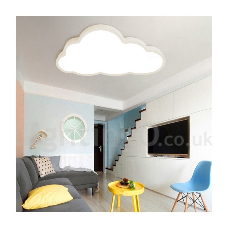 Ultradünne, dimmbare, moderne Deckenleuchten im zeitgenössischen nordischen Stil mit Acrylschirm und Fernbedienung, können auch als Wandleuchte verwendet werden.