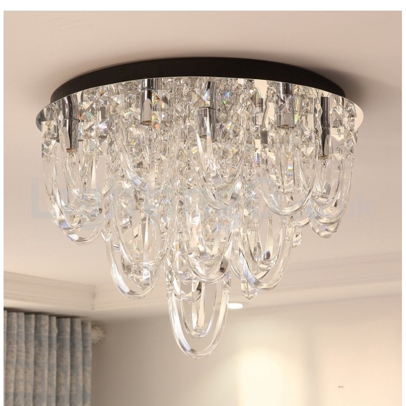 Luxus Kristall Unterputz Deckenleuchte Post Moderne Lampe