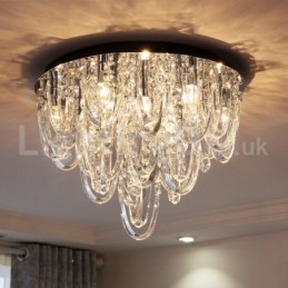 Luxus Kristall Unterputz Deckenleuchte Post Moderne Lampe