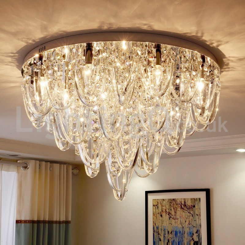 Luxus Kristall Unterputz Deckenleuchte Post Moderne Lampe