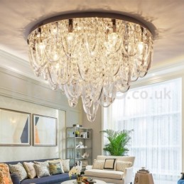 Luxus Kristall Unterputz Deckenleuchte Post Moderne Lampe