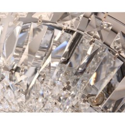 Zeitgenössische, exquisite, runde Deckenleuchten aus Kristallglas