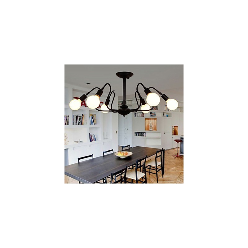 Loft Amerikanischen Vintage Decke Licht Mode Lichter Lichter Eisen Decke Lampe