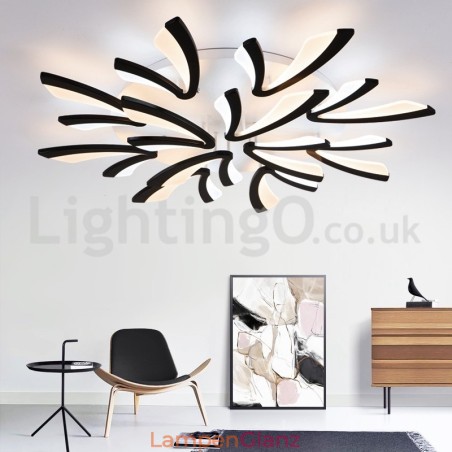Neueste 12 Lichter Elegante Moderne Unterputz Deckenleuchten