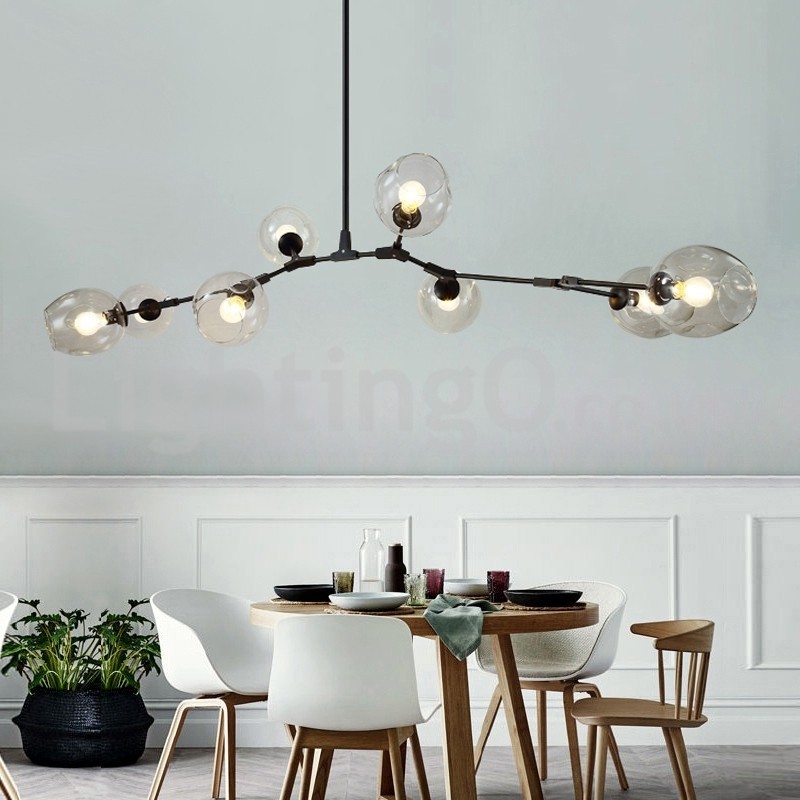 Nordic Modern Magic Bean Glas Kronleuchter Molekular Kronleuchter