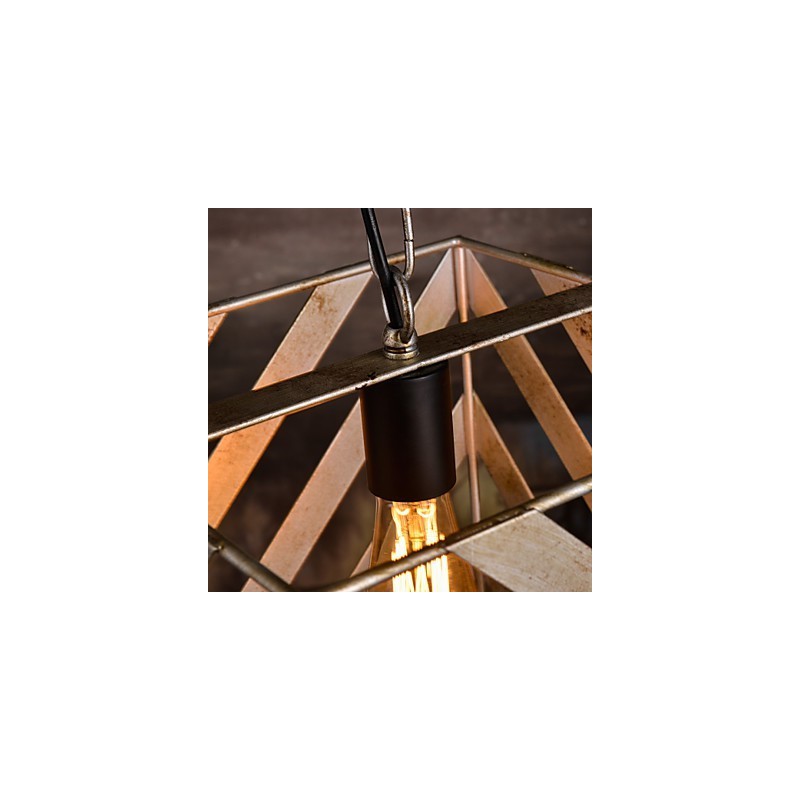 Retro Eisenlampe Moderner minimalistischer Kronleuchter im Industriestil