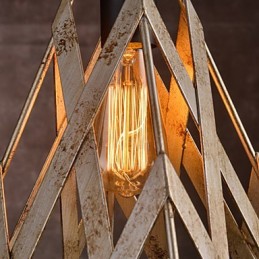 Retro Eisenlampe Moderner minimalistischer Kronleuchter im Industriestil