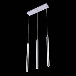 Kronleuchter, moderne zeitgenössische Metall-Pendelleuchte mit 3 Lichtern