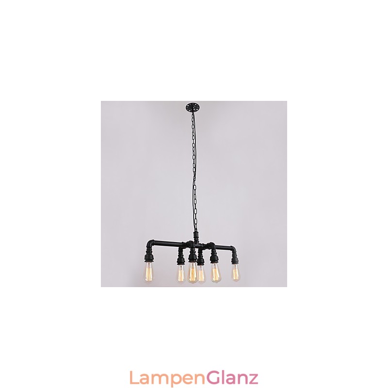 Wasserpfeife Retro-Plattierung 6-Licht-Malerei-Anhänger